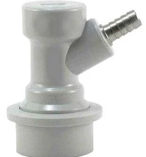 Ball Lock Disconnect Grey Gas Barb
