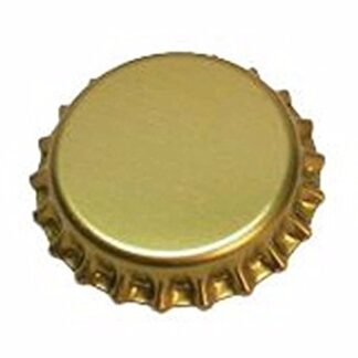 Gold Crown Seal Bottle Caps x 100