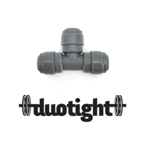 Duotight 8mm Push In Tee Piece has twice the sealing surface compared with other push in fittings, making them more reliable reducing the chance of a leaks.