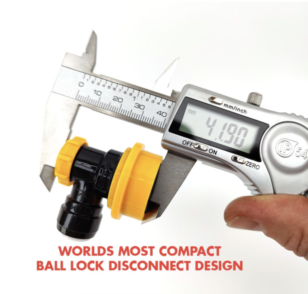 Duotight 8mm Ball Lock Disconnect Liquid