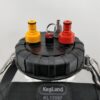 YELLOW Liquid Plastic Carbonation Cap