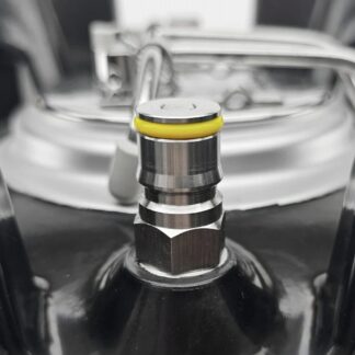 Colour Coded Silicone Post O-Ring Yellow Liquid