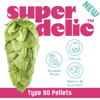 Superdelic T90 hop pellets for home brewing